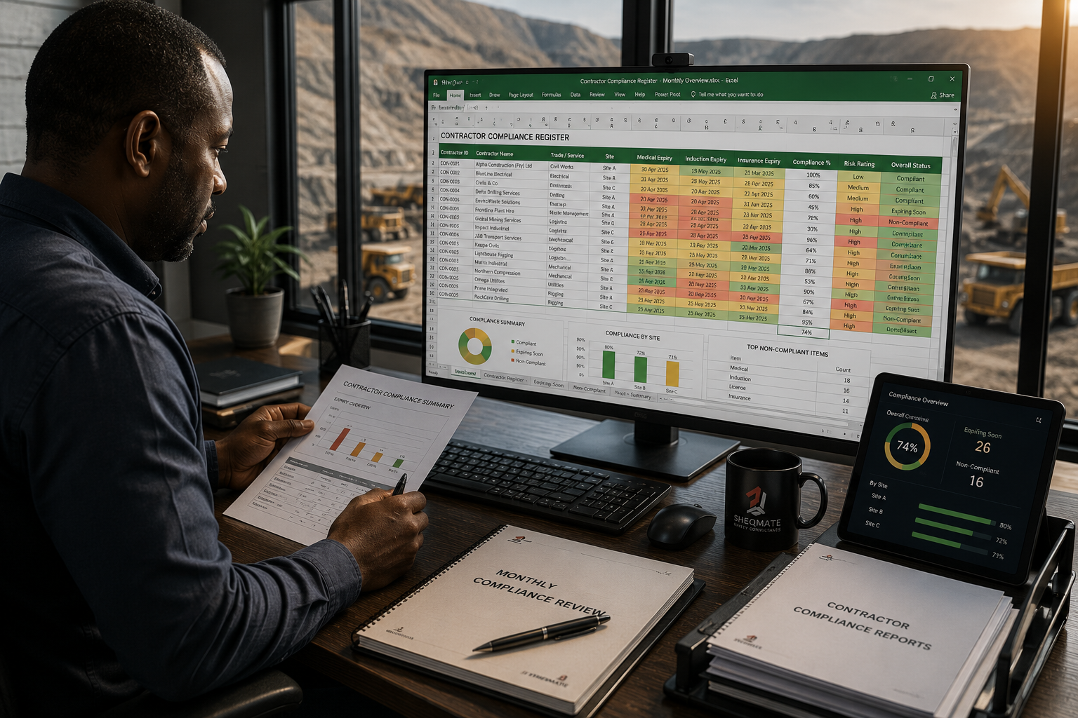 Contractor records and reporting