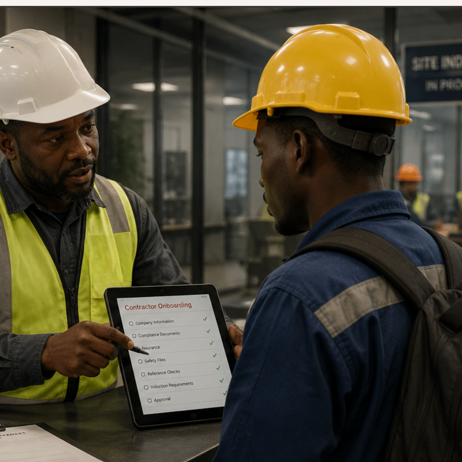 Contractor onboarding